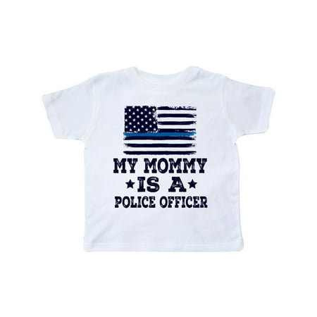 

Inktastic Mommy Is A Police Officer Law Enforcement Gift Toddler Boy or Toddler Girl T-Shirt
