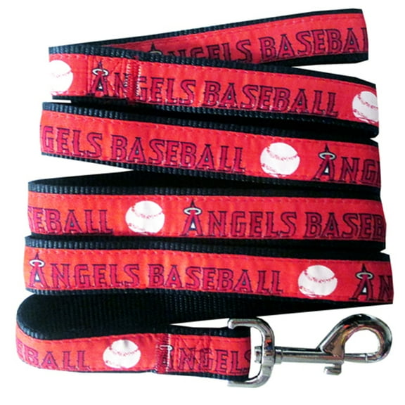 Pets First MLB Los Angeles Angels Cats and Dogs Durable Pet Leash, Small