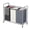 Assorted, variant on SUOERNUO 3-Bag Laundry Sorter Cart with Wheels – Heavy Duty Rolling Hamper with Removable Bags for Laundry Room Organization (Black)