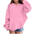 thumbnail image 6 of GiLiling Bow Hoodie for Girls, Kids Graphic Cute Leopard Print Sweatshirt, Casual Pullover Hoodie, Long Sleeve Crewneck Top (Pink, 7-8 Years), 6 of 8