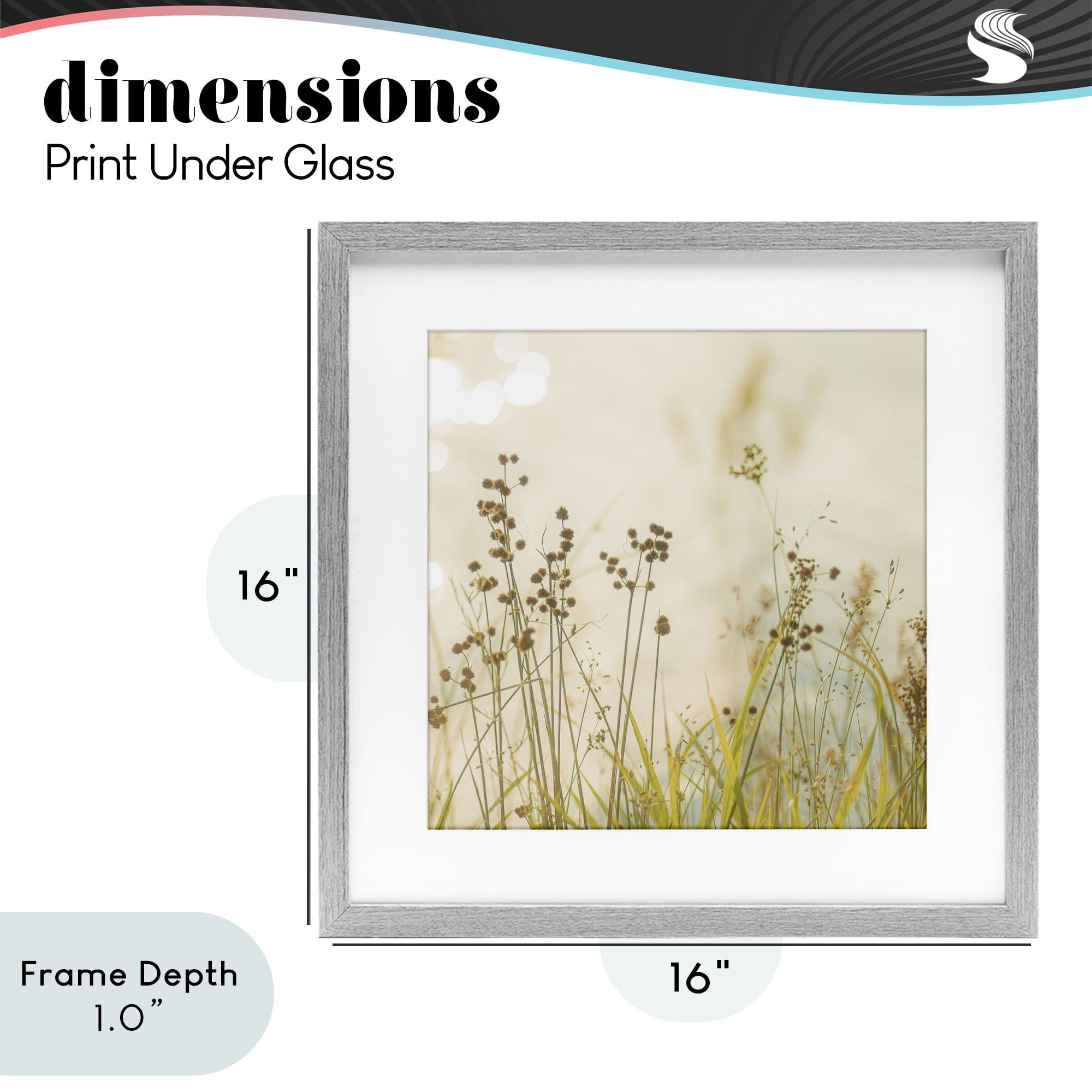 Stupell Industries Country Afternoon Walk Gray Framed Print Under Glass, design by Erin Marie