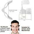 thumbnail image 3 of Qiancheng Nose Guard for Broken Nose - Adjustable Sports Face Guard with Padding Carrying Bag - Face Shield, Protection from Impact Injuries to Nose and Face for Unisex Adult, 3 of 7