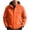 Orange, variant on StSilkitty Rain Jacket for Men Windbreaker Waterproof Hooded Jacket Coat with Pockets Full Zip up Long Sleeve Raincoat