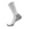 White+Gray, variant on Yoyauz Men's Basketball Socks, High Performance Cushioned Men's Sports Boat Garter with Arch Compression for Cycling Basketball
