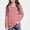 Red, variant on WAVSUF Kids Girls Tee, Long Sleeve Stripe Print Round Neck Fall Winter Daily T-Shirt Purple 7-8