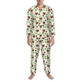 thumbnail image 3 of Fotbe Cute Bear Pijama de Hombre con Estampado de Manga Larga, Conjunto de 2 Piezas, Ropa de Dormir Suave y Cómoda con Bolsillos-XX-Large, 3 of 7