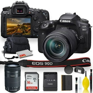 【値下げ中】Canon EOS 90D セット Canon EOS 90D DSLR Camera Bundle With 18-135mm & 10-18mm Lens
