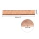 thumbnail image 2 of Uxcell 1Pcs 12" x 2" Barra plana de cobre, Stock de barra de cobre de 1/8" de grosor para sistemas de puesta a tierra, 2 of 5