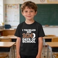thumbnail image 2 of Tops de Manga Corta Linda para Niños Niños Y Niñas con Impresión Gráfica, Tee Casual de la Temporada Escolar, Tela Suave Transpirable para Jugar, 2 of 9