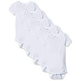 thumbnail image 1 of Gerber Baby 5-Pack Solid Onesies Bodysuits, White, 3T, 1 of 3