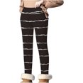 thumbnail image 6 of yoeyez Leggings for Women,Warm Fleece Lined Leggings Winter Thick Thermal Tight Elastic Workout Yoga Trousers Wool Pants, 6 of 7