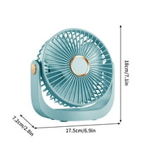 PureCasa Portable Handheld Mini Fan Rechargeable, Summer Supplies Small Mute Fan 2400 mAh Battery Operated, Stylish Personal Cooling Fan Perfect for Travel, Indoor, Outdoor, 1 Pack, C
