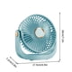 thumbnail image 3 of Ventilador pequeño de escritorio alto, silencioso, recargable, para oficina, dormitorio de estudiantes, ventilador portátil, 3 of 3