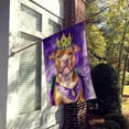 thumbnail image 2 of Pit Bull Terrier King of Mardi Gras House Flag 28 in x 40 in, 2 of 7