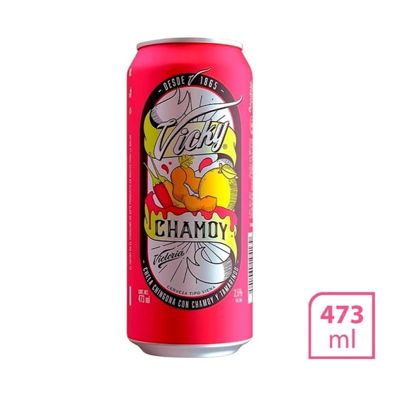 Cerveza oscura Victoria Vicky con chamoy y tamarindo 473 ml