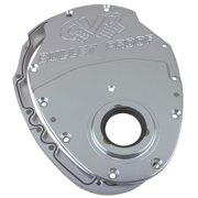 Cvr Performance SBC Billet Timing Cover 2-Piece - Clear Anodized