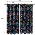 thumbnail image 3 of Wesan Gamer Gamepad Blackout Grommet Curtains, 104" x 84", 2 Panels, 3 of 7