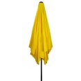 thumbnail image 5 of Northlight 8.85ft Outdoor Patio Lotus Umbrella with Hand Crank, Yellow, 5 of 6