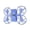 Blue, variant on ANXPTIME Advanced Ceiling Fan And Light Set Quiet Function Command E27 Base