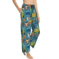 thumbnail image 2 of Yiaed Animals In Camping Print Womens Lounge Pants, Loose PJ Bottoms, Long Pajama Pants for Women-X-Large, 2 of 5