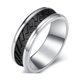 thumbnail image 1 of Qarigey Anillo de acero inoxidable para hombre, joyería informal para fiestas, festivales, ropa, decoración, tamaño 8, compromiso, boda, pareja Ropa, zapatos y accesorios Miscelánea Qarigey AP014575-01, 1 of 6