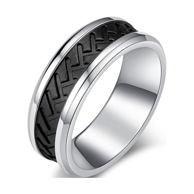Qarigey Anillo de hombre decorativo moda mano joyería fiesta vacaciones Festival decoración tamaño 8 compromiso boda cumpleaños artesanía Ropa, zapatos y accesorios Miscelánea