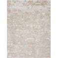 thumbnail image 2 of Hauteloom Liverpool Modern Abstract Bedroom Living Room Area Rug - Square Tile Carpet - Contemporary Bohemian Farmhouse - Brown, Beige, Cream, Ivory - 5'3" x 7', 2 of 14