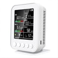 thumbnail image 1 of Smart 7 in 1 Air Quality Monitor with PM2.5, CO2 Detector with Alarm, 1 of 5