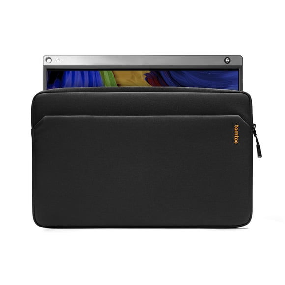 tomtoc Light-A18 Mince 15,6 Pouces Étui de Protection Portable pour Moniteur avec Rangement d'Accessoires, Étui de Transport Protecteur Léger pour la Plupart des Por de 15,6 Po