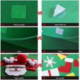 thumbnail image 5 of Árbol de Navidad de fieltro artesanal con 26 Uds. De adornos navideños, árbol de Navidad de 3,2 pies, colgante de pared, regalos de Navidad, decoraciones navideñas, 5 of 5