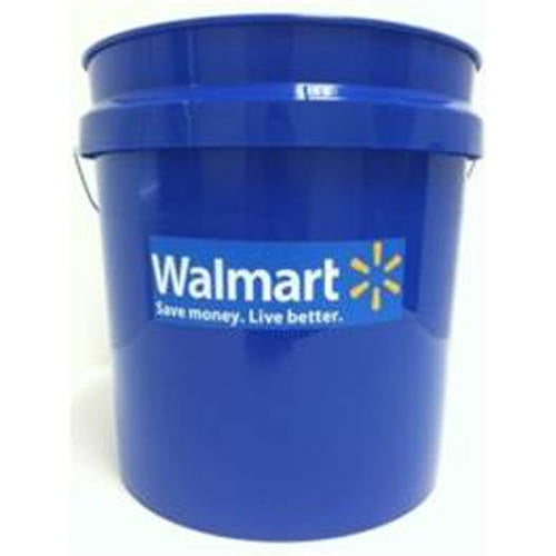 5Gallon Walmart Logo Bucket