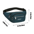 thumbnail image 3 of Travel Bag Single Shoulder Multilayer Backpack Messenger Bag Waist Bag Travel Hiking Backpack Chest Bag with Front Pocket Lightweight Casual Single Shoulder Packaging Item Shoulder Bag for Men, 3 of 6