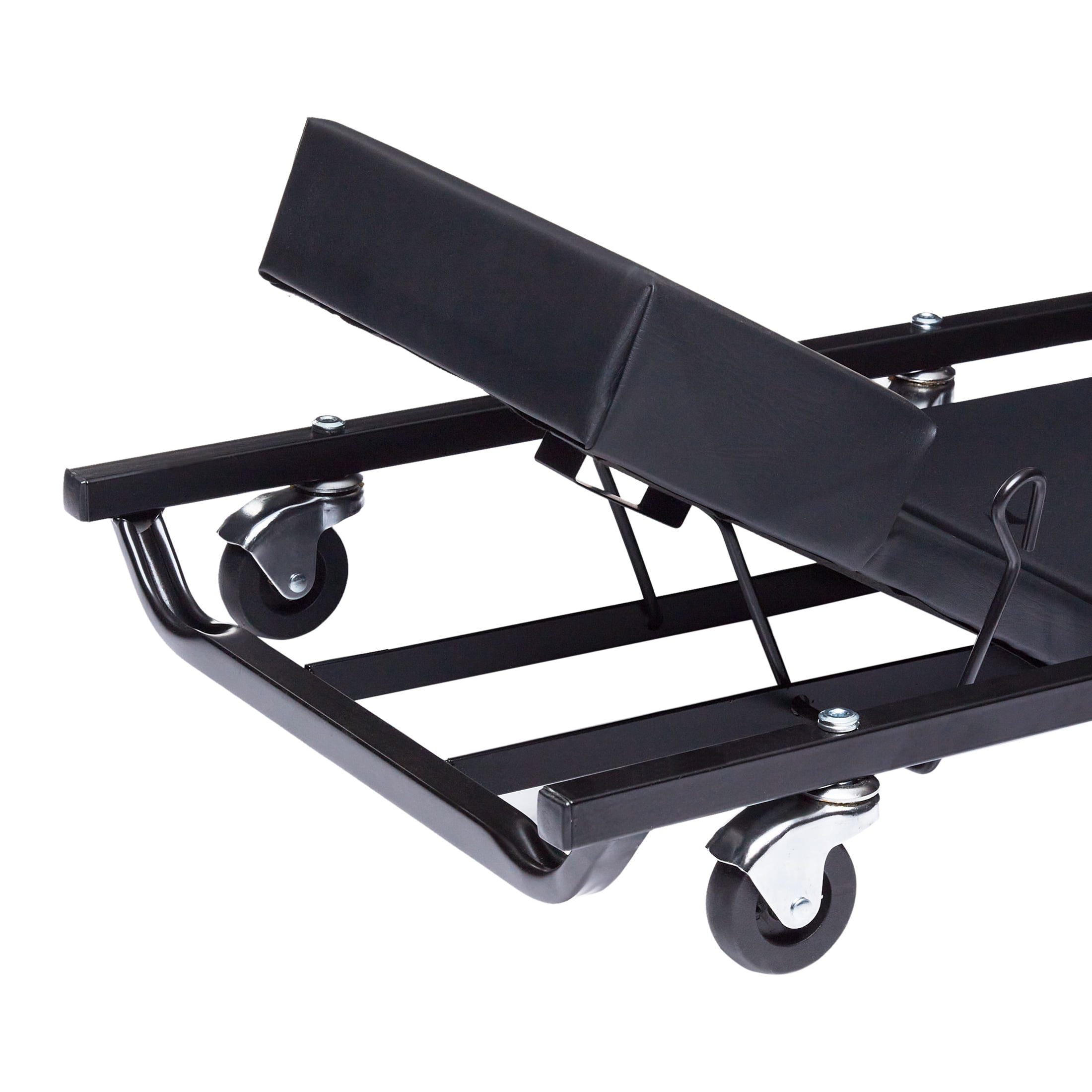Hyper Tough Rolling Creeper with Adjustable Headrest