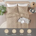 thumbnail image 2 of Funda nórdica caqui, tamaño full/queen, juego de cama boho de microfibra para todos., 2 of 7