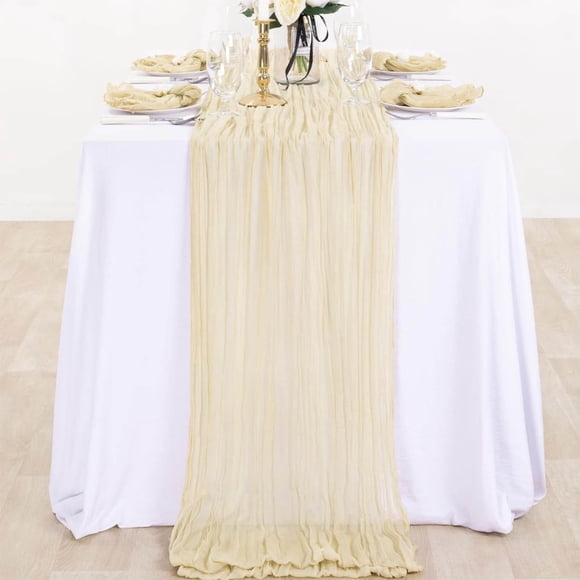 Tranfacy Home Decor,Table Cover,Americans Pleated Gauze Table Flag Wedding Party Table Decoration Holiday Rustics Style Table Flag Table Runner