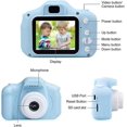 thumbnail image 5 of Cámara digital para niños Mini videocámara para niños y niñas - Cámara dual digital de 2,0 pulgadas - Cámara para niños anticaída como regalo - Con tarjeta SD de 32 g, 5 of 5