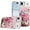 2, variant on For iPhone 17 Air Epoxy Glitter Butterfly Ornaments Design HQ Metal Buttons Hybrid - 5