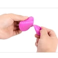thumbnail image 4 of 3 Pcs Pinces à Main Protectrices Isolation Ensemble Doigt Four Micro Four Anti-Chaleur Dossier Privé Ensemble Doigt Gant en Silicone Outils de Cuisine (Couleurs Aléatoires), 4 of 5