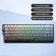 thumbnail image 3 of Teclado Mecánico Inalámbrico, Tri-Modo BT5.0/2,4 Ghz/Tipo C, Teclado Retroiluminado RGB Para Juegos De Ordenador Con Efecto Hall, Teclas Impresas En Los Laterales, 3 of 7