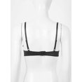 thumbnail image 5 of Womens Lingerie Cutout Padded Underwired Bra Tops Adjustable Straps Open Chest Bras Hollow Out Lace Brassiere Underwear, 5 of 5