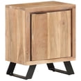 thumbnail image 6 of vidaXL Bedside Cabinet 15.7"x11.8"x19.7" Solid Acacia Wood with Live Edges, 6 of 11