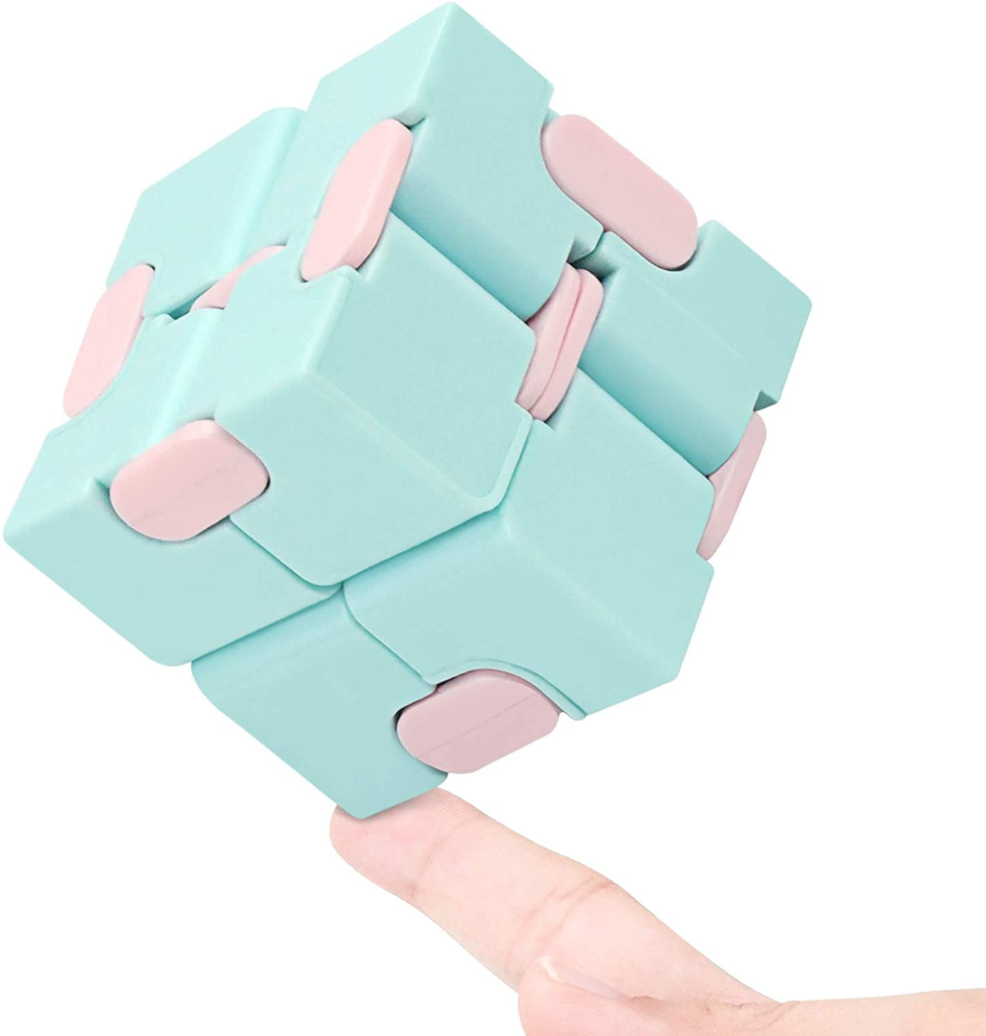 XIANLIAN Infinity Cube Fidget Toy Mini Cool Speed ​​Puzzle Cube Set Sólido Y Duradero para Niños Adultos Suave Alivio del Estrés Sensorial Descompresión Fidget Finger Toys