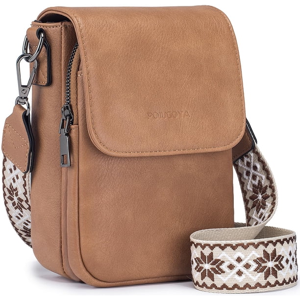 Bandolera POIUGOYA Small para mujer de piel vegana