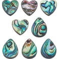 thumbnail image 4 of 20 Packs Natural Abalone Shell Rectangle Charms Abalone Shell Beads with Storage Containers for DIY Jewelry Making 10x8mm DIY, 4 of 9