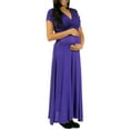 thumbnail image 2 of Women's Faux Wrap Maxi Maternity Dress, 2 of 4