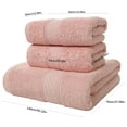 thumbnail image 3 of Towel Cotton Bath Towel Bath Towels Hand Towels Washcloths Highly Absorbent Towels For Bathroom Gym Hotel (White),White Home Textile Towel 34, 3 of 4