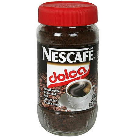 ***Discontinued by kehe 10_23***Nescafe Dolca Instant Coffee With Carmelized Sugar, 3.5 oz (Pack of 12)