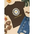 thumbnail image 3 of Love Myself Daisy Garland T-Shirt Women -Image by Shutterstock, Female XX-Large, 3 of 4