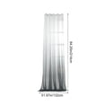 thumbnail image 3 of Cortinas Semitransparentes Degradadas para Sala de Estar y Balcón: Cortinas Que Filtran La Luz y Bloquean El Sol, con Iluminación Suave y Difusa y Tejido de Poliéster Ligero., 3 of 6