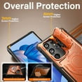 thumbnail image 4 of FITO For Samsung Galaxy S24 Ultra Case, Phone Case with Screen Protector and Kickstand (Orange), 4 of 7